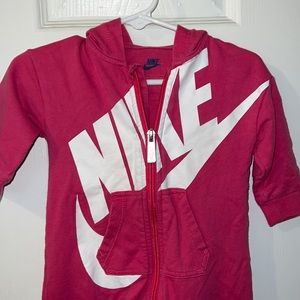 Nike zip up jumper - size 6-9 months